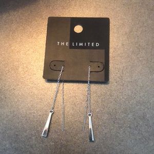 Silver Pull Through Earrings